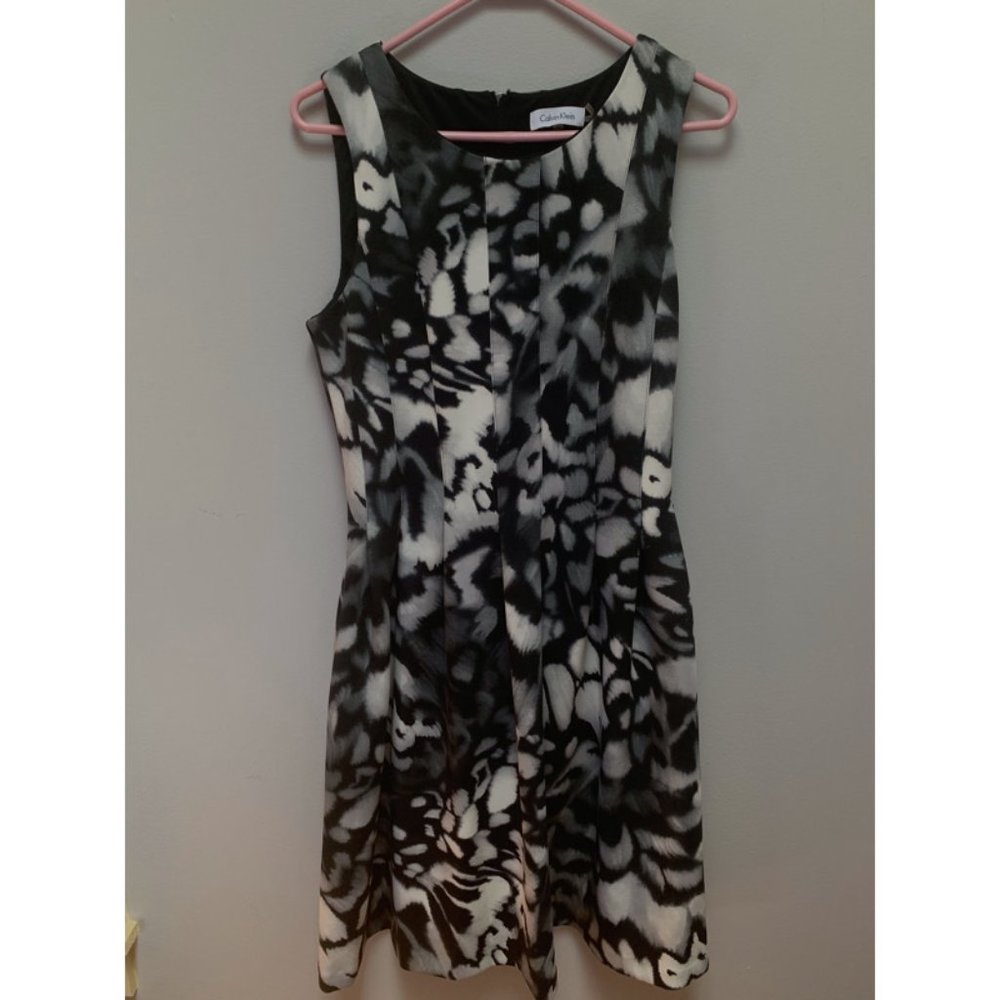 Calvin Klein fit and flare dress